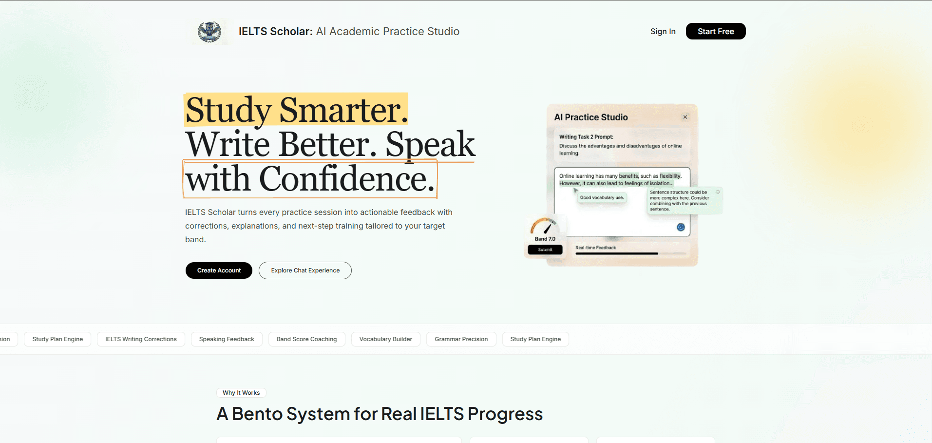 Project thumbnail for IELTS Scholar